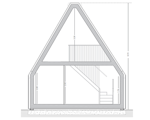 prefabricated houses construction drawing