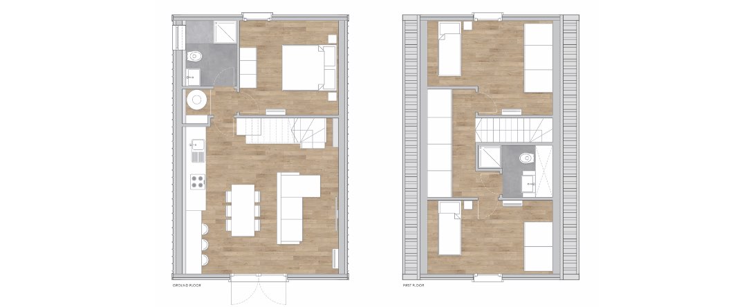 Model A Case modulari in legno A-FOLD