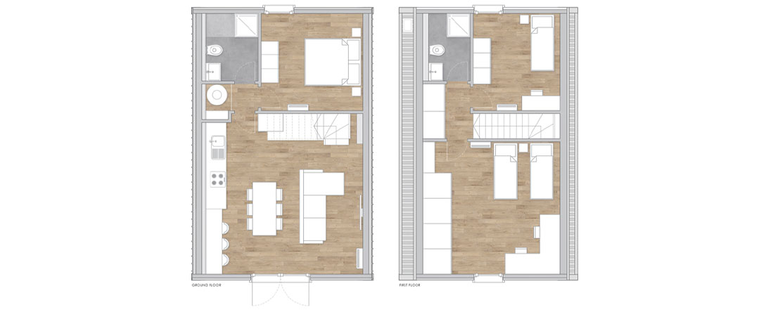 Model T Case modulari legno A-FOLD