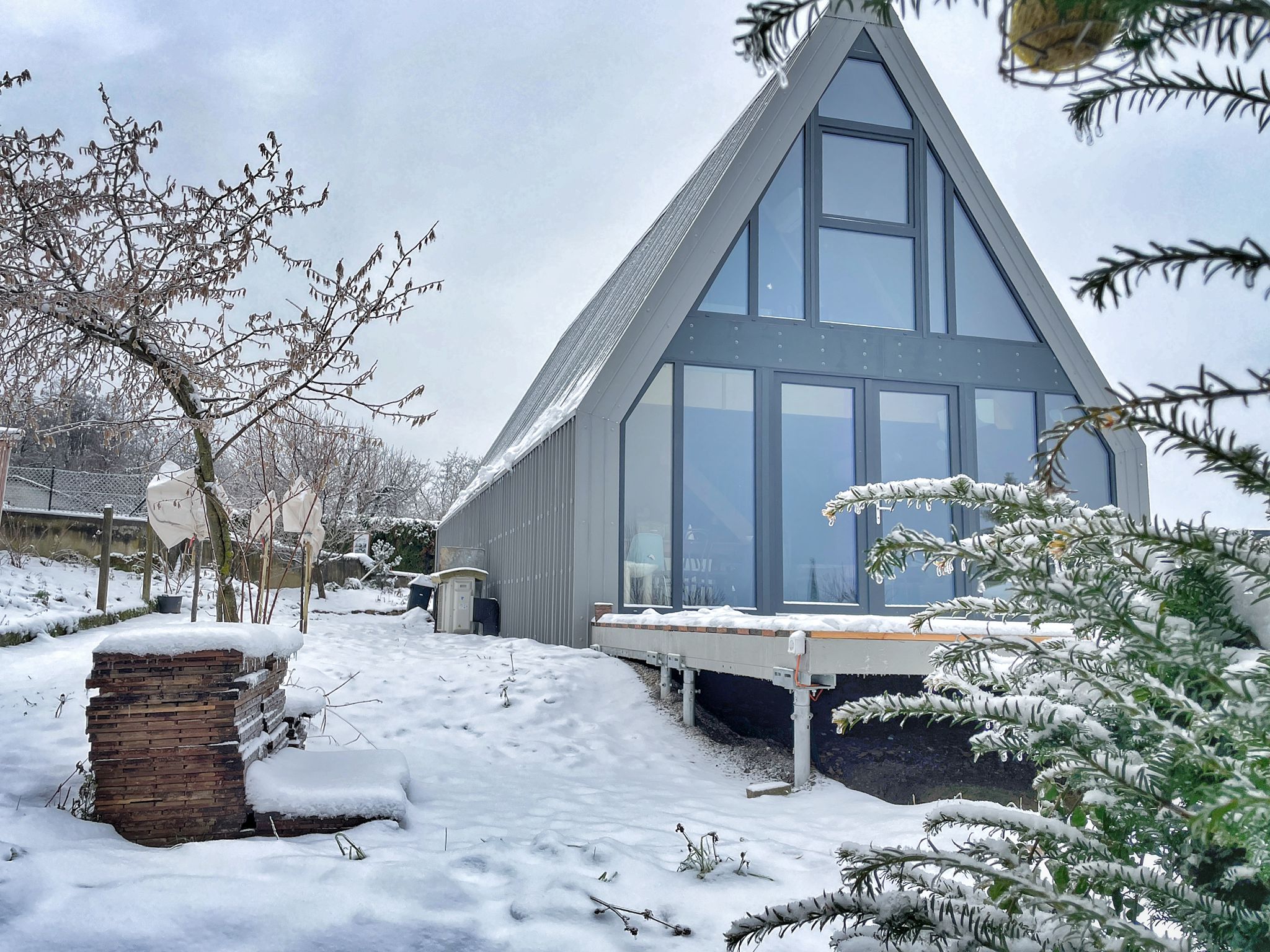 casa A-FOLD clima invernale